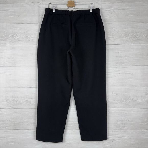 Abercrombie & Fitch Tailored Pants Women 32 / 14 Black High Rise Trousers Sloane - Picture 4 of 14